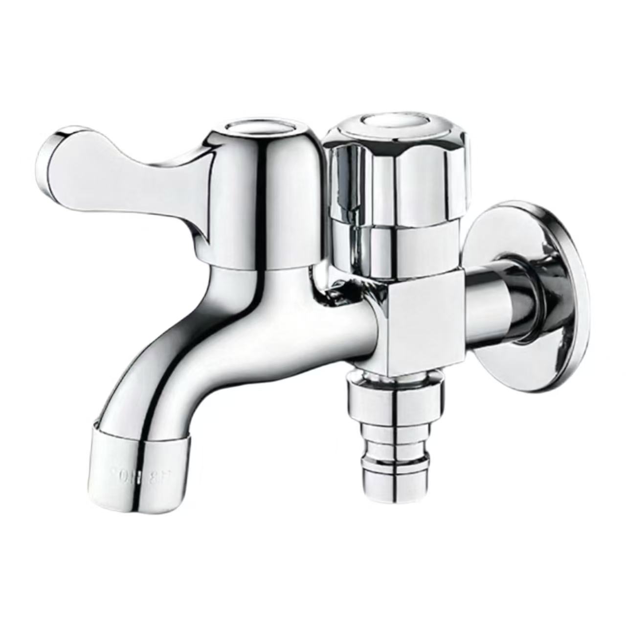 Dual-Control Dual-Outlet Tvättmaskin kran