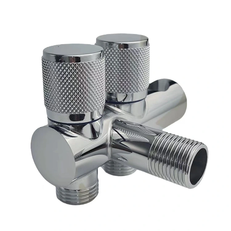 Väggmonterad dubbelvinkelventil